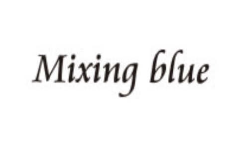 Mixing blue＜ミキシングブルー＞ロゴ